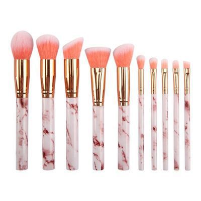 Marble 10-Piece Brush Set