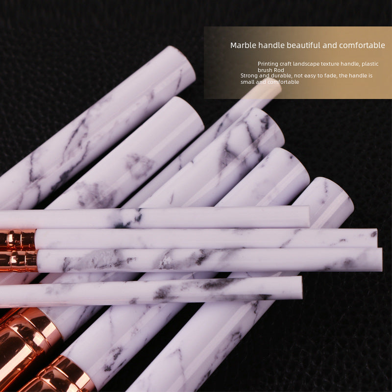 Marble 10-Piece Brush Set