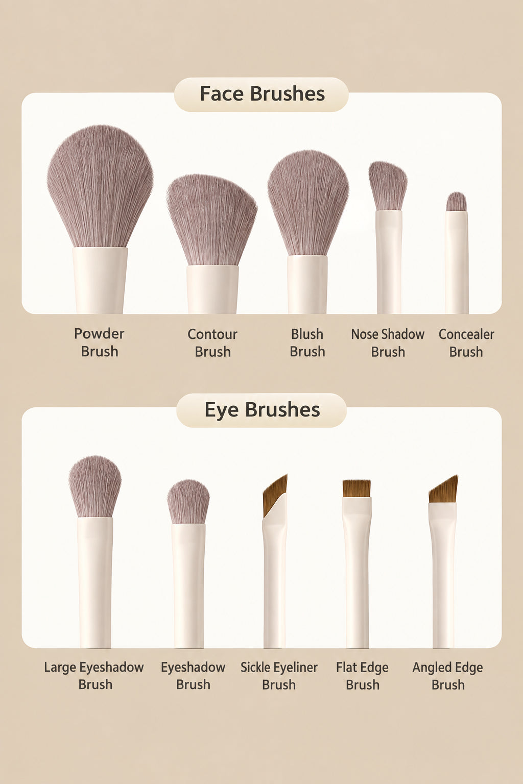 Cloud Porcelain 12-Piece Brush Set