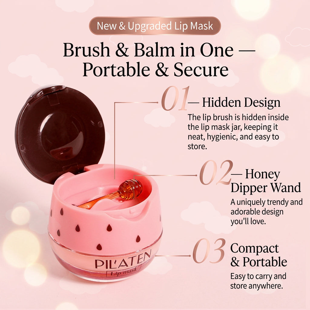 Pil'aten Strawberry Lip Mask