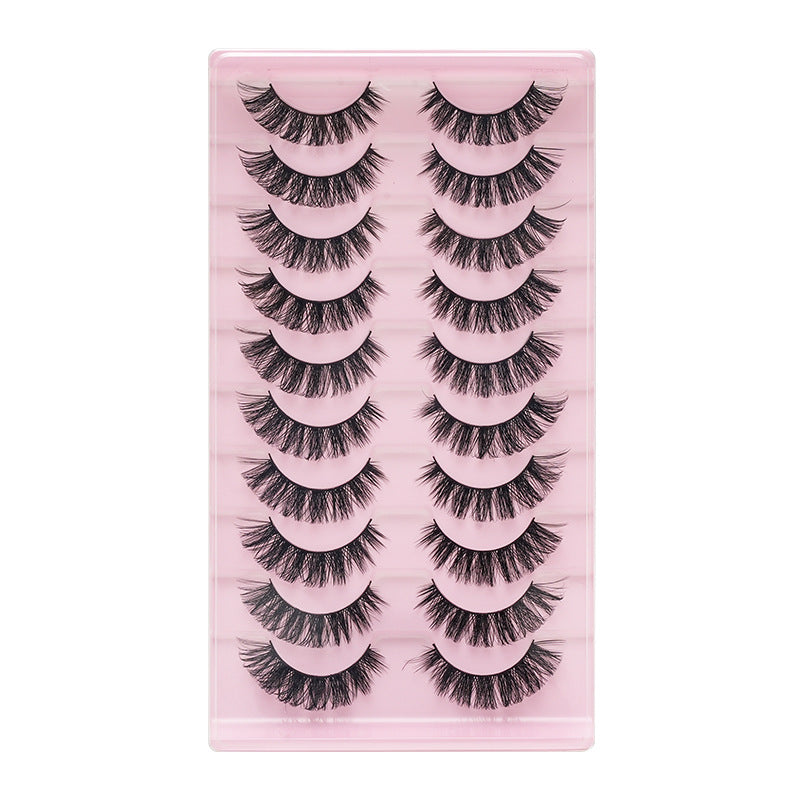 Russian Curl Strip Lashes — 10 Pairs