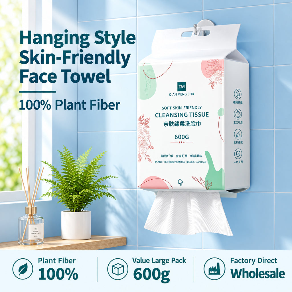 Pure Cotton Disposable Face Towels