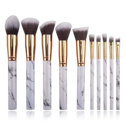 Marble 10-Piece Brush Set