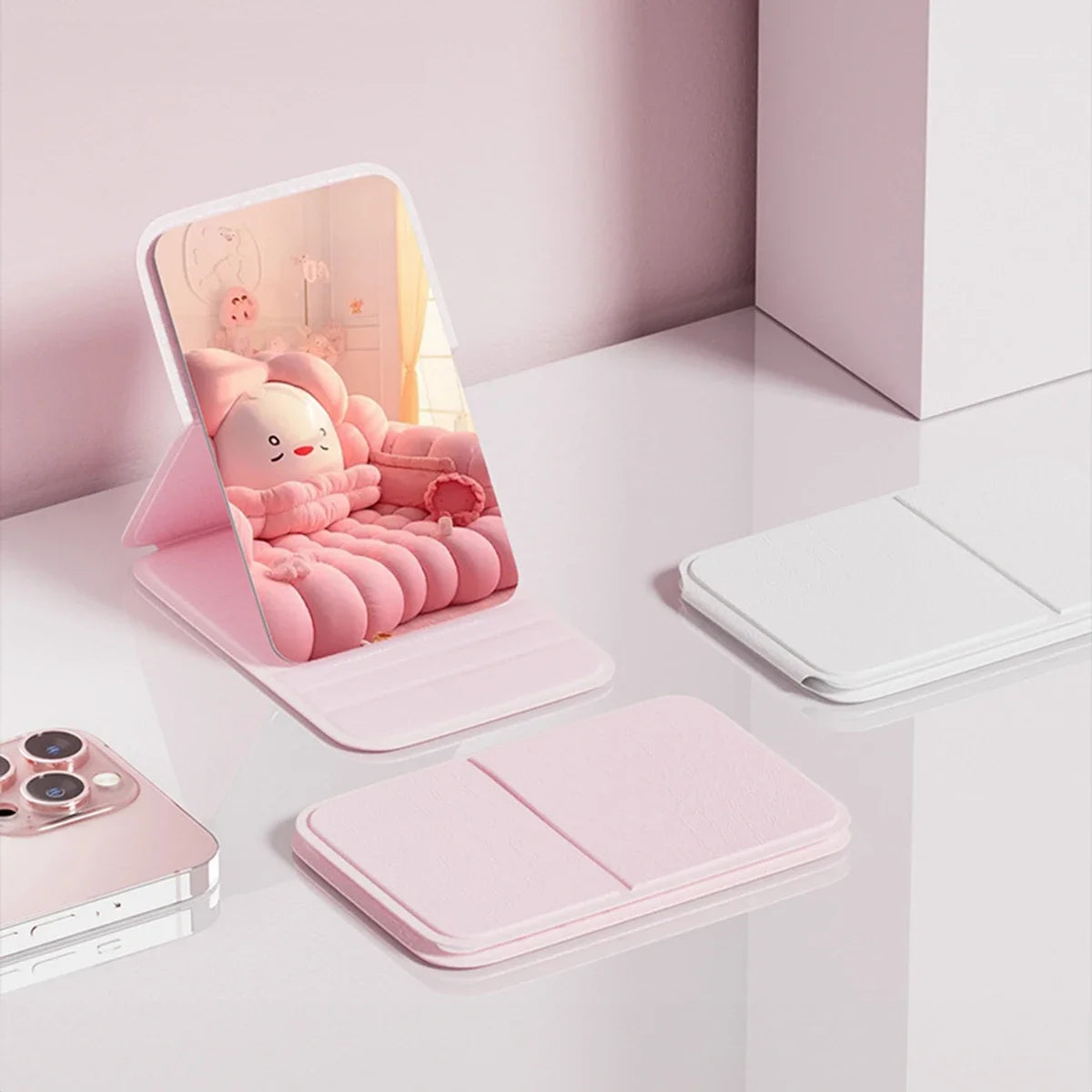 Mini Handheld Makeup Mirror
