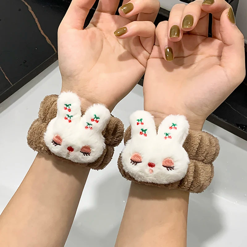 Spa Headband And Wristband Set