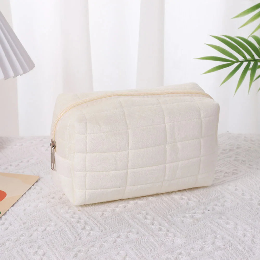 Velvet Pillow Cosmetic Bag