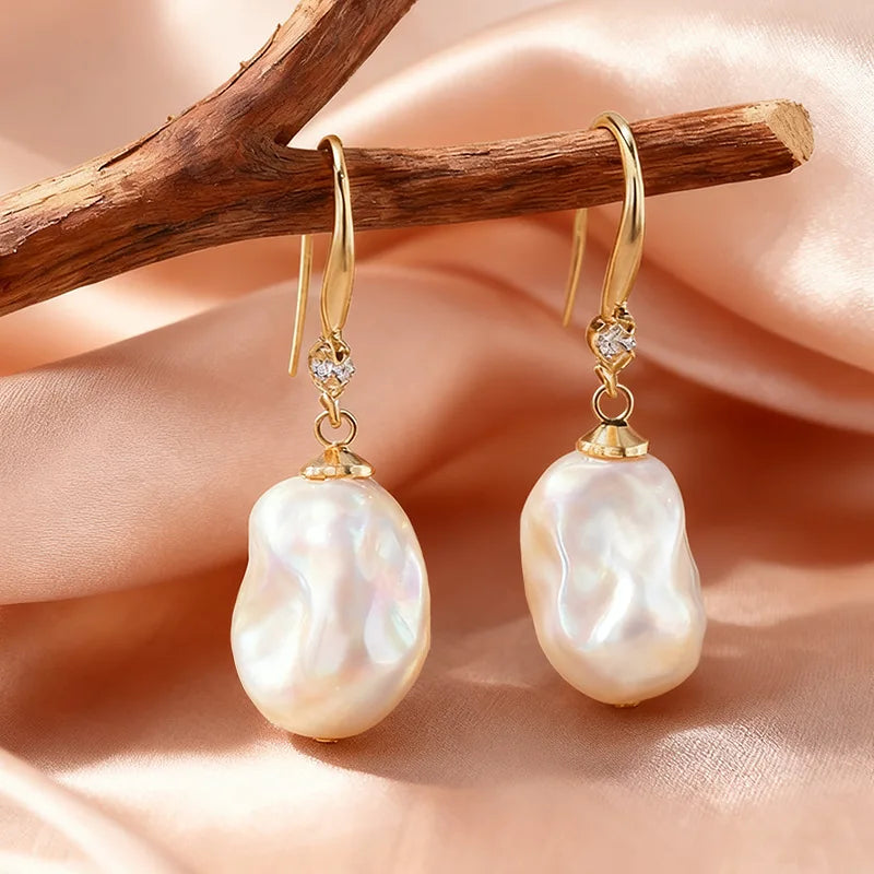 Baroque Pearl Earrings
