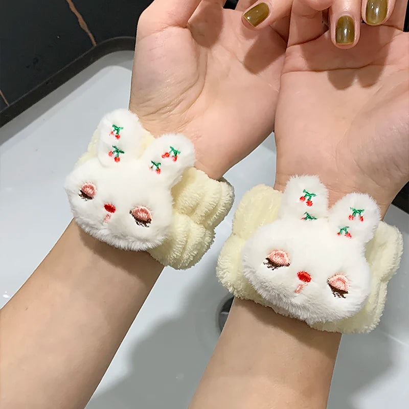 Spa Headband And Wristband Set