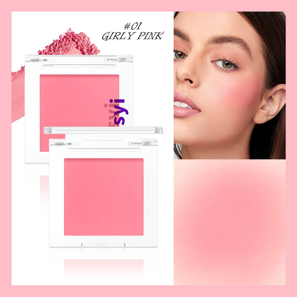 Monochrome Pink Blush