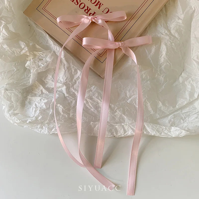 Sweet Bow Hair Clip Set