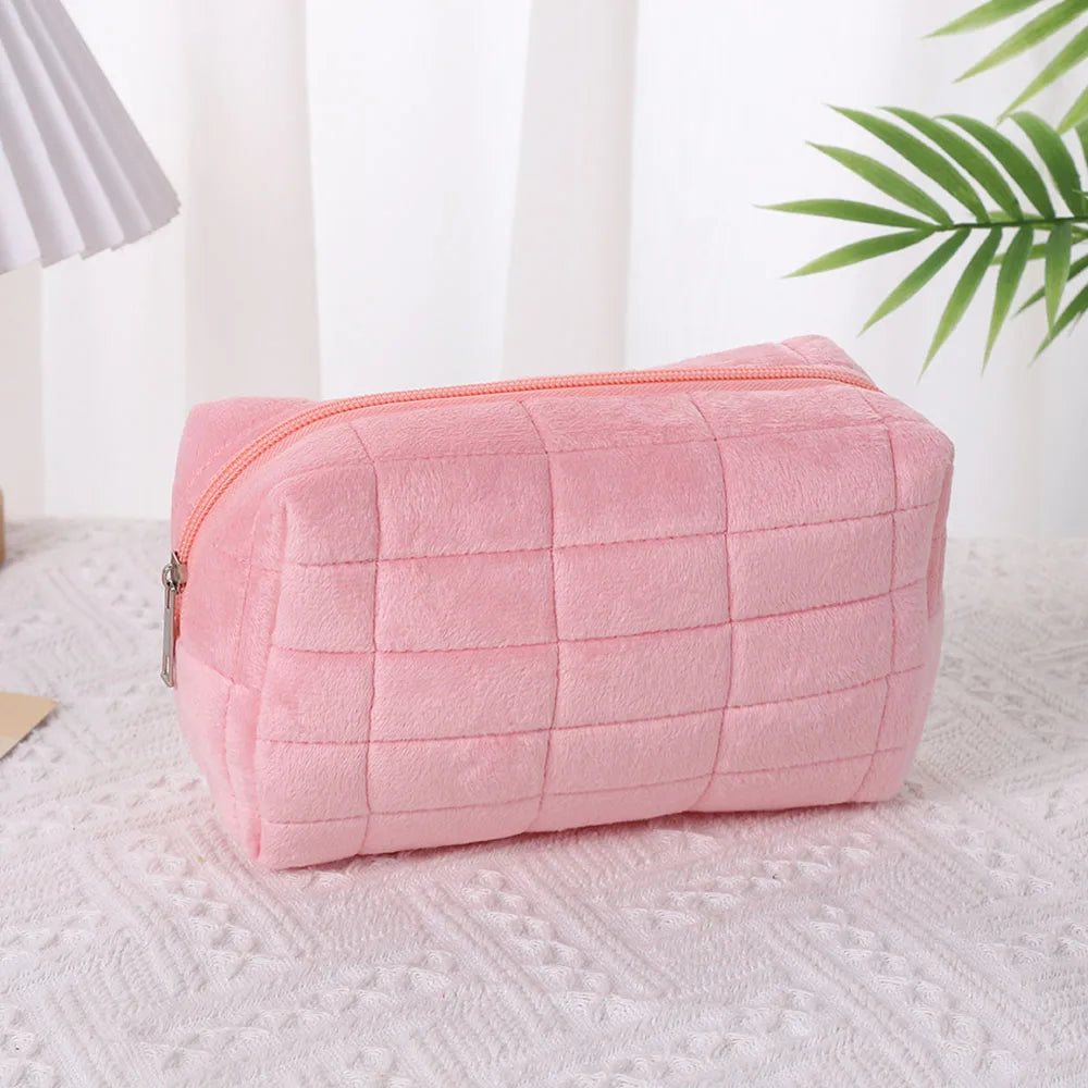 Velvet Pillow Cosmetic Bag