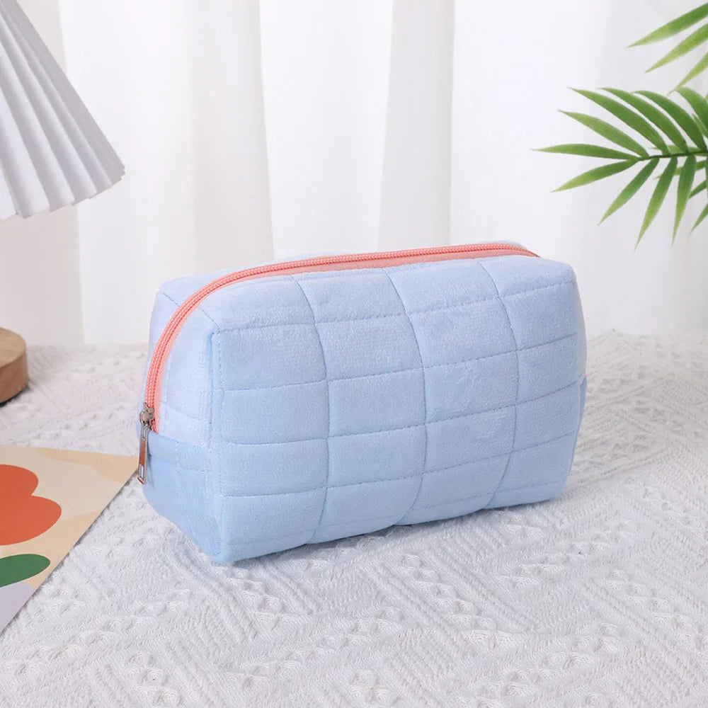 Velvet Pillow Cosmetic Bag