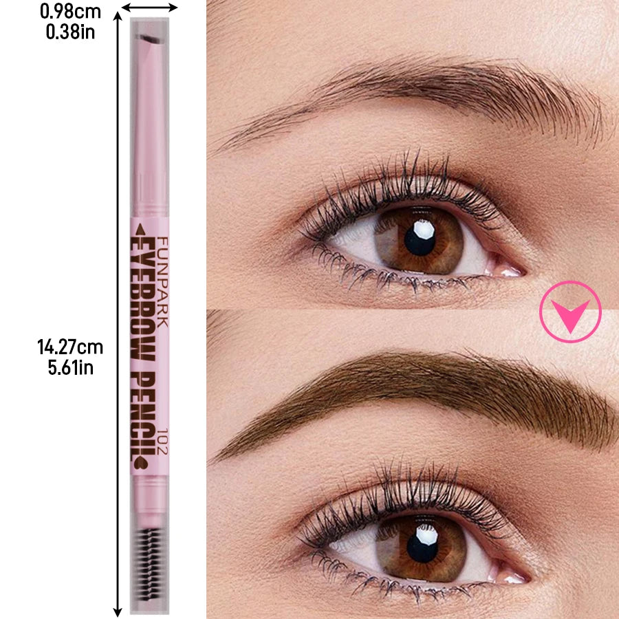 Dual-Ended Waterproof Brow Pencil