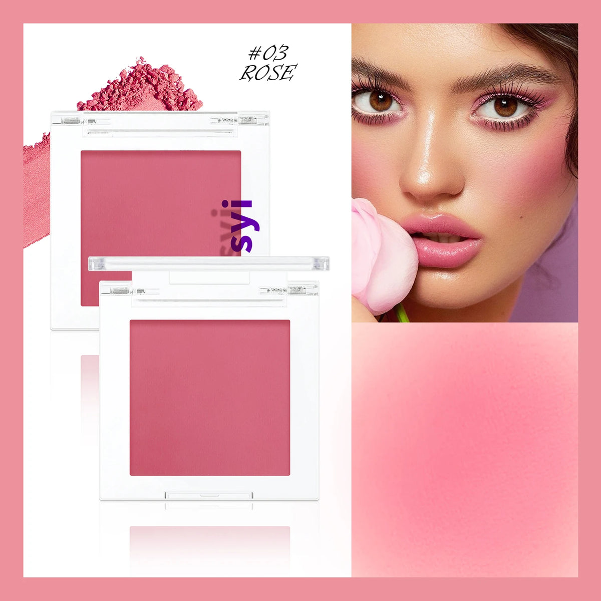 Monochrome Pink Blush