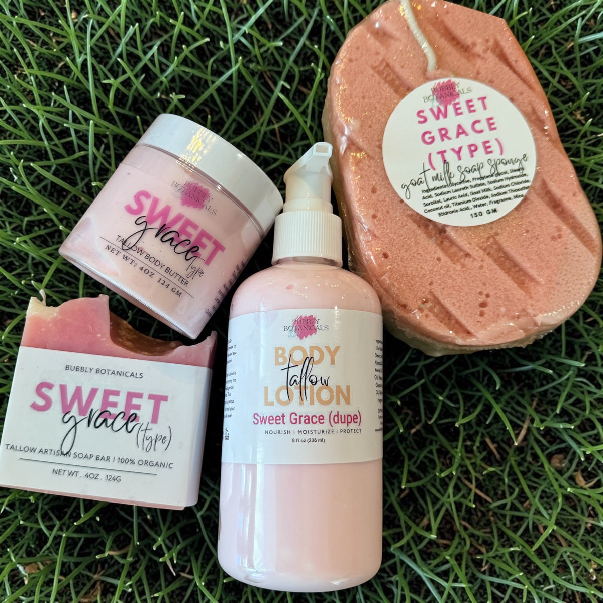 Tallow Body Lotion - Sweet Grace Type | Citrusy Floral Scent