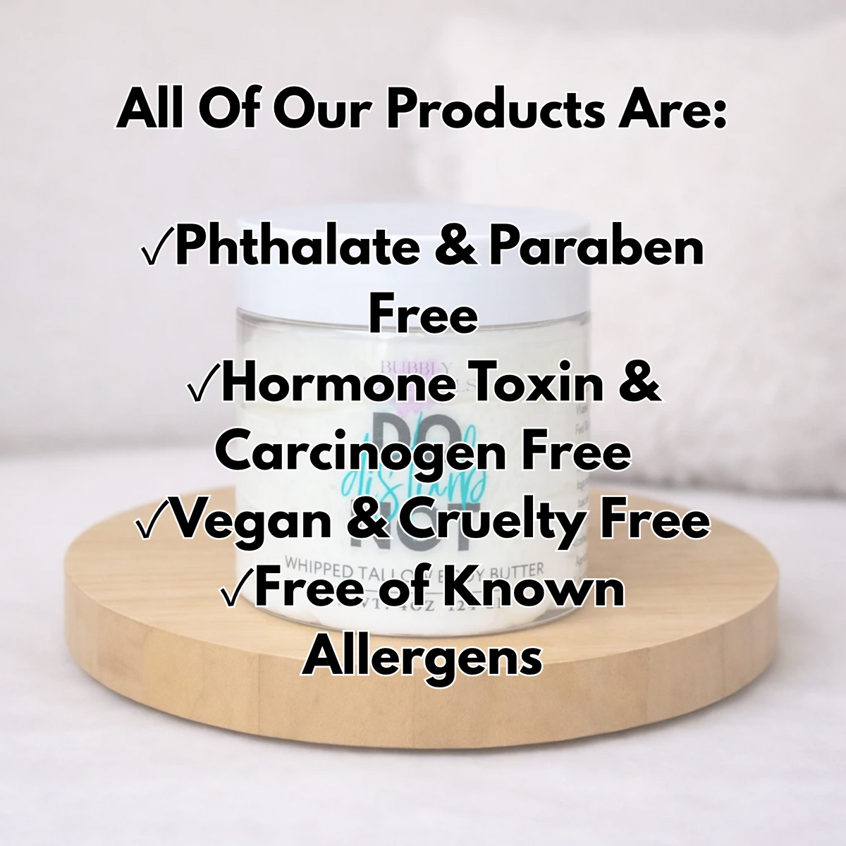 Artisan Tallow Body Butter – Lavender | Rich Hydration & Calming Scent