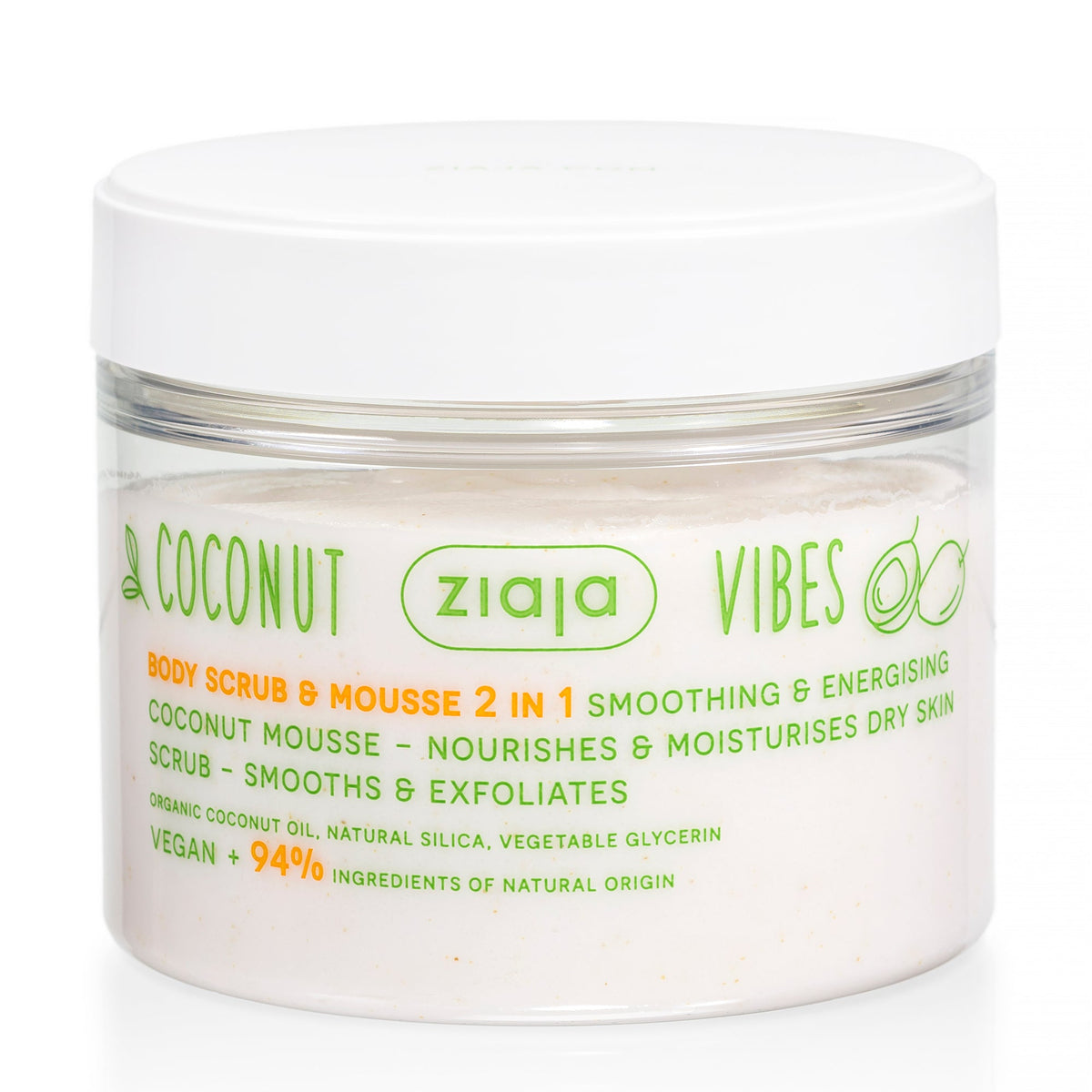 Coconut Vibes Body Scrub & Mousse 2 in 1