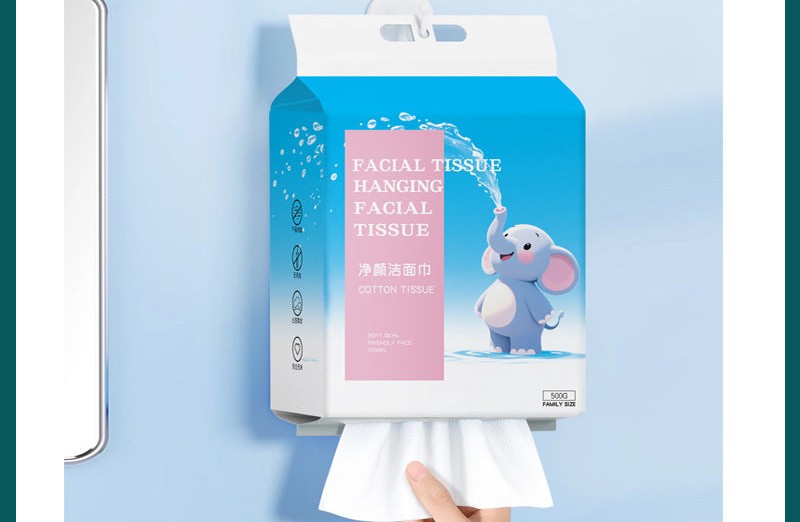 Pure Cotton Disposable Face Towels