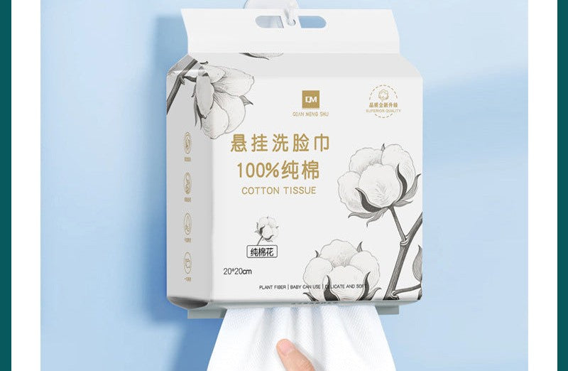 Pure Cotton Disposable Face Towels