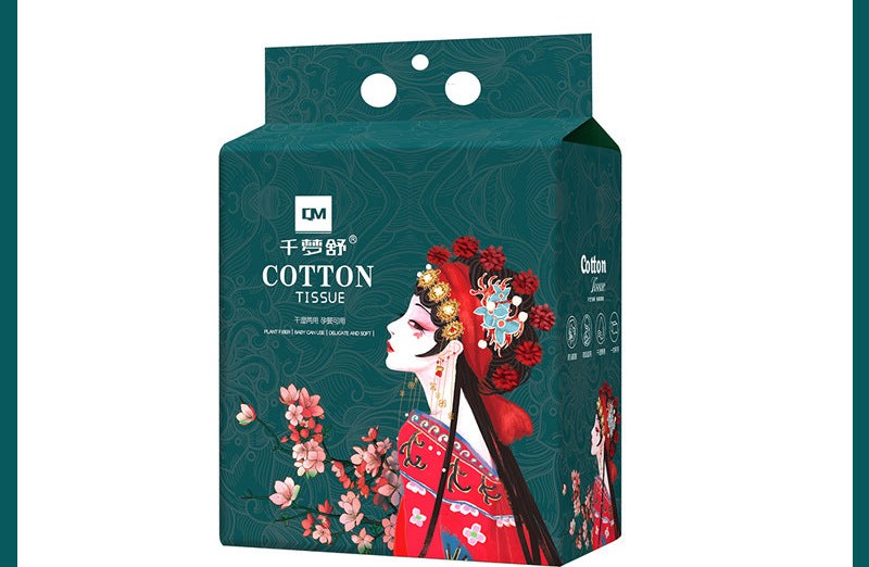 Pure Cotton Disposable Face Towels