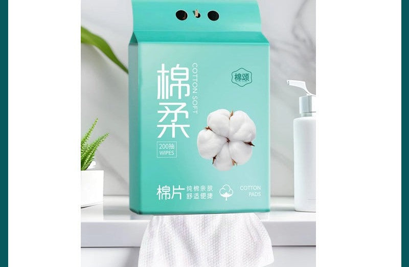 Pure Cotton Disposable Face Towels