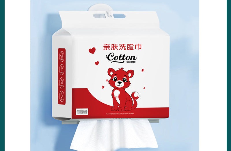 Pure Cotton Disposable Face Towels