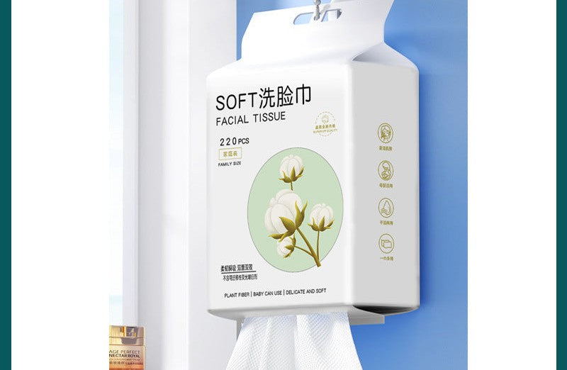 Pure Cotton Disposable Face Towels